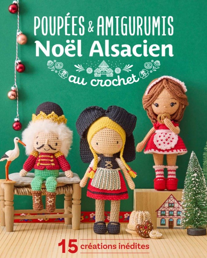 Poupées et amigurumis Noël Alsacien au crochet